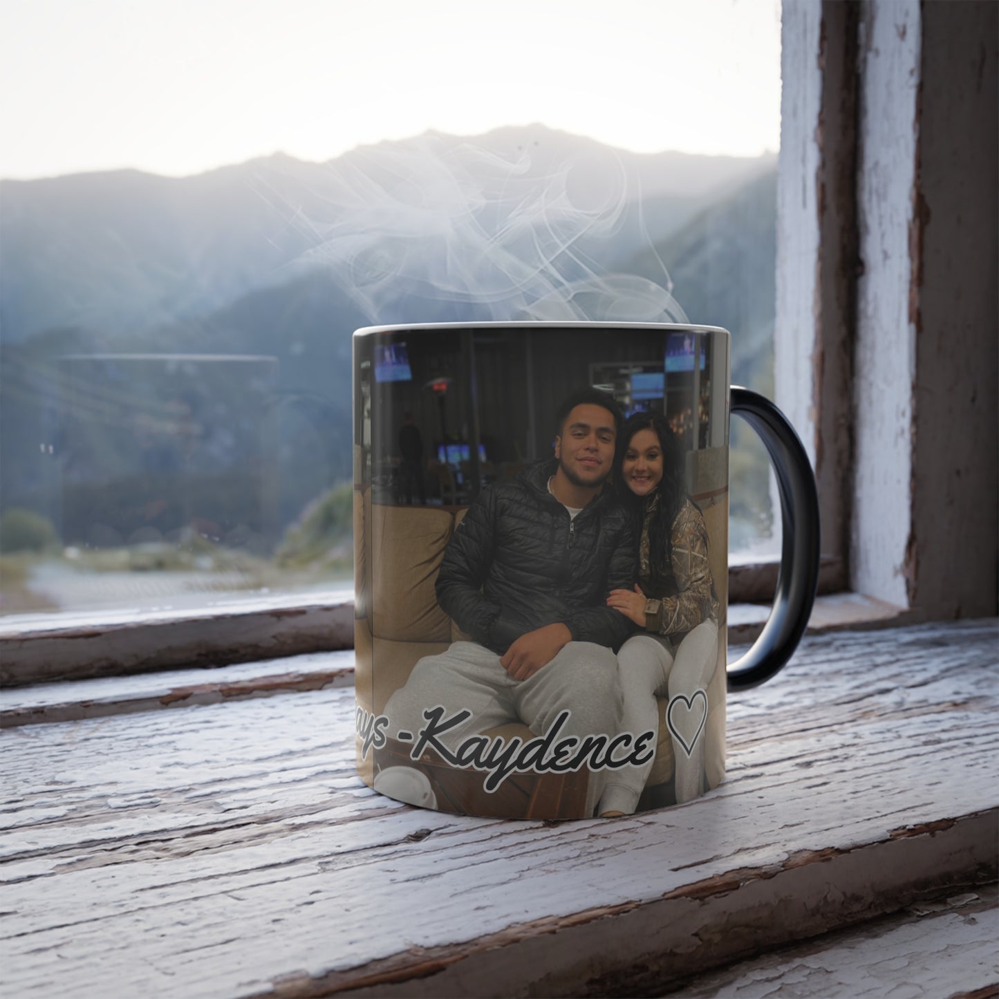 Custom Couple Color Morphing Mug